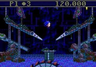 Sonic Spinball – In-game