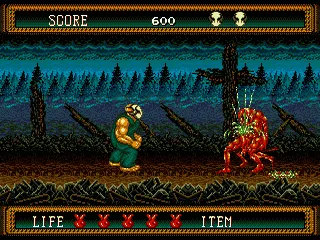 Splatterhouse 2 – En jeu