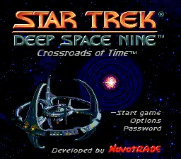 Star Trek: Deep Space Nine – Crossroads of Time – Titulní obrazovka