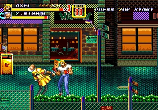 Streets of Rage 2 – In-game