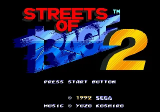 Streets of Rage 2 – Title screen