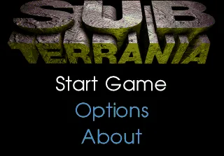 Sub-Terrania – Title screen