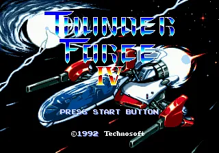 Thunder Force IV – Title screen