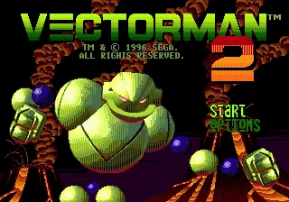 Vectorman 1 & 2 – Titulní obrazovka