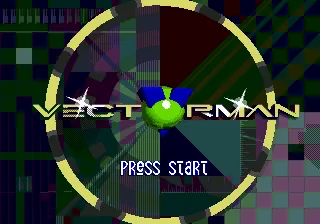 Vectorman – Title screen