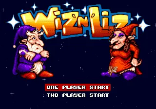 Wiz 'n' Liz – Titelbildschirm