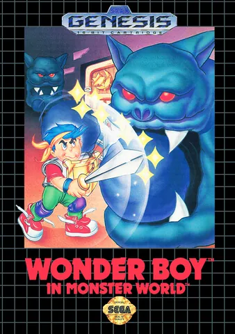 Wonder Boy in Monster World – boxart