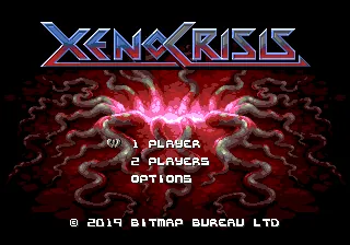Xeno Crisis – Titelbildschirm