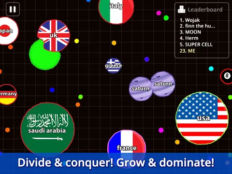 Agar.io – En jeu