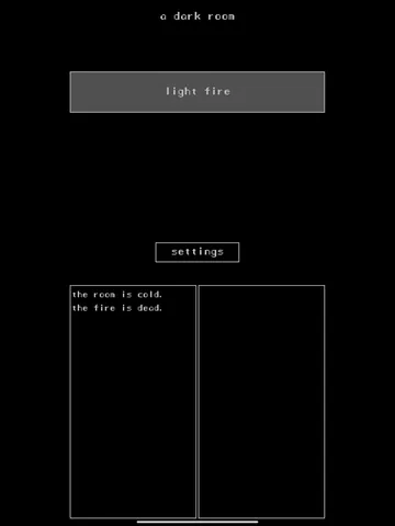 A Dark Room – En jeu