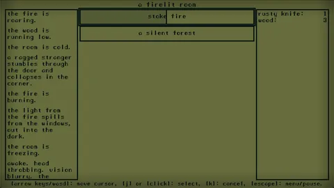 A Dark Room – En jeu