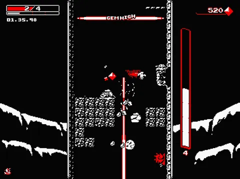 Downwell – In-game