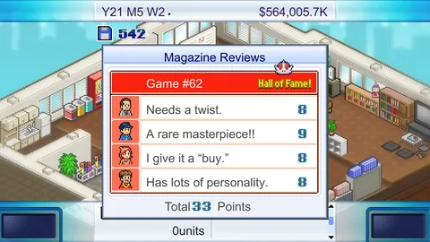 Game Dev Story – In-game