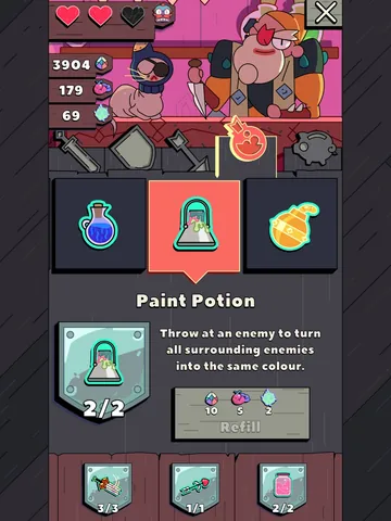 Grindstone – In-game
