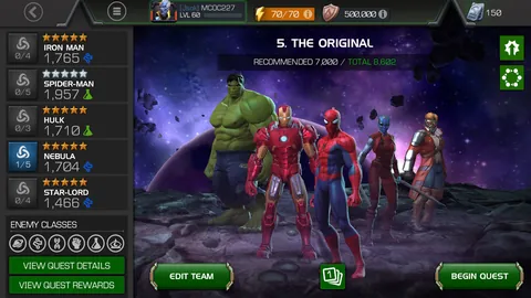 Marvel Contest of Champions – In-game