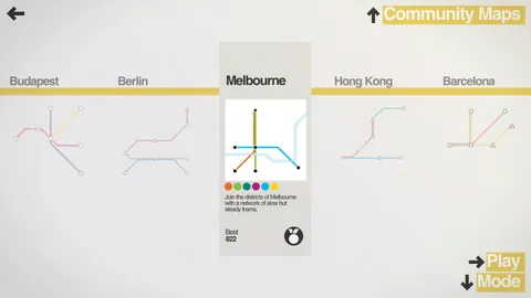 Mini Metro – En jeu
