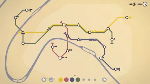 Mini Metro – En jeu