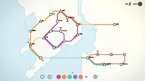 Mini Metro – En jeu