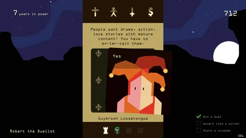Reigns – In-game