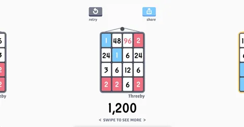 Threes! – In-game