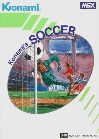 Konami's Soccer – boxart