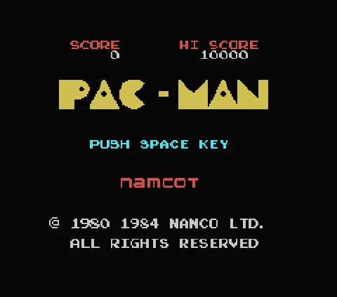 Pac-Man – Titulní obrazovka