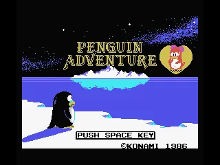 Penguin Adventure – Title screen