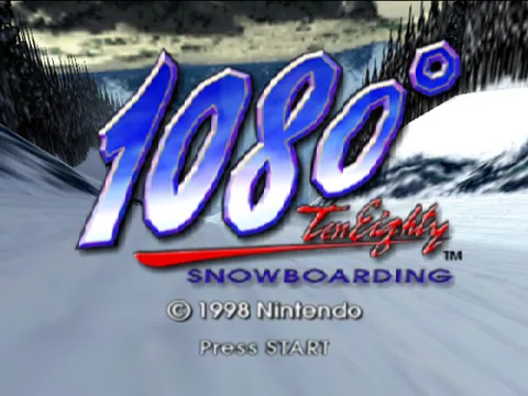 1080° Snowboarding – Titulní obrazovka