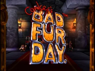Conker's Bad Fur Day – Title screen