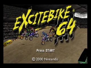 Excitebike 64 – Titulní obrazovka