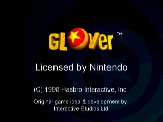 Glover – Title screen