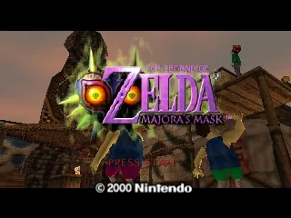 The Legend of Zelda: Majora's Mask – Title screen