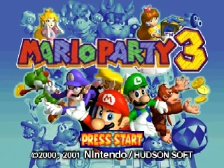 Mario Party 3 – Titelbildschirm