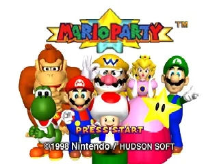 Mario Party – Titelbildschirm