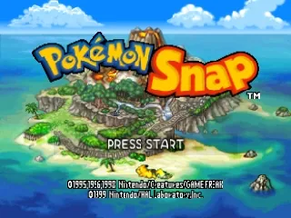 Pokémon Snap – Titulní obrazovka