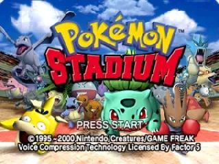 Pokémon Stadium 1 & 2 – Titelbildschirm