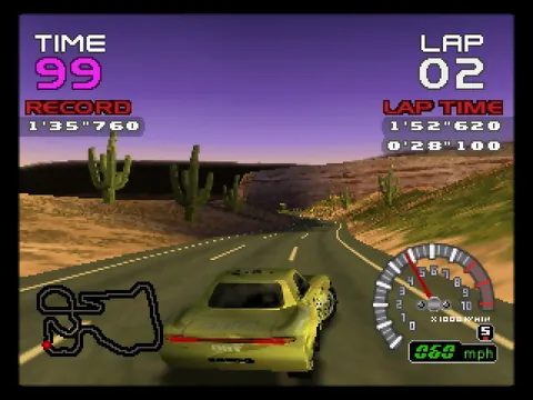 Ridge Racer 64 – En jeu