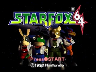 Star Fox 64 – Title screen