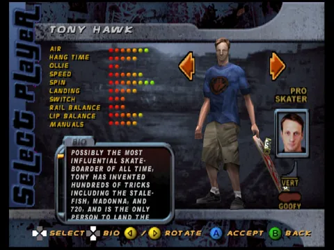 Tony Hawk's Pro Skater 2 – Ze hry