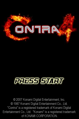 Contra 4 – Écran-titre
