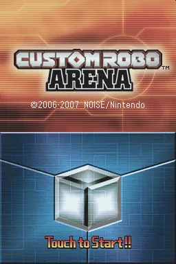 Custom Robo Arena – Titelbildschirm