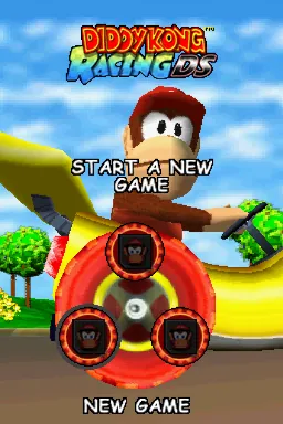 Diddy Kong Racing DS – Titulní obrazovka