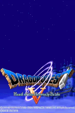 Dragon Quest V: Hand of the Heavenly Bride – Title screen