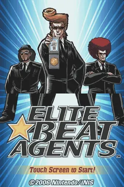Elite Beat Agents – Titelbildschirm