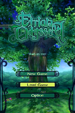 Etrian Odyssey – Titulní obrazovka