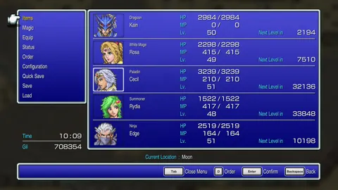 Final Fantasy IV – En jeu