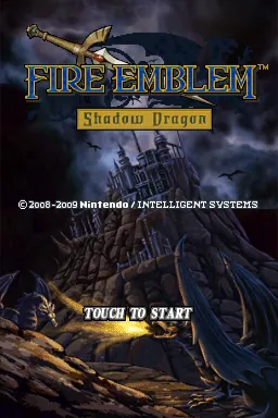 Fire Emblem: Shadow Dragon – Titulní obrazovka