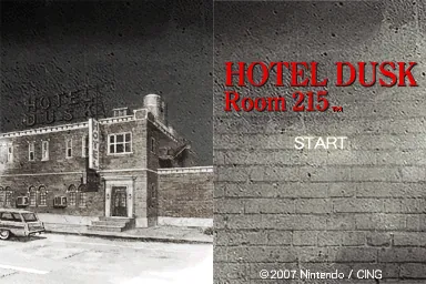 Hotel Dusk: Room 215 – Titelbildschirm