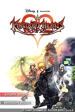 Kingdom Hearts 358/2 Days – Titelbildschirm
