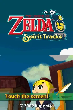 The Legend of Zelda: Spirit Tracks – Écran-titre